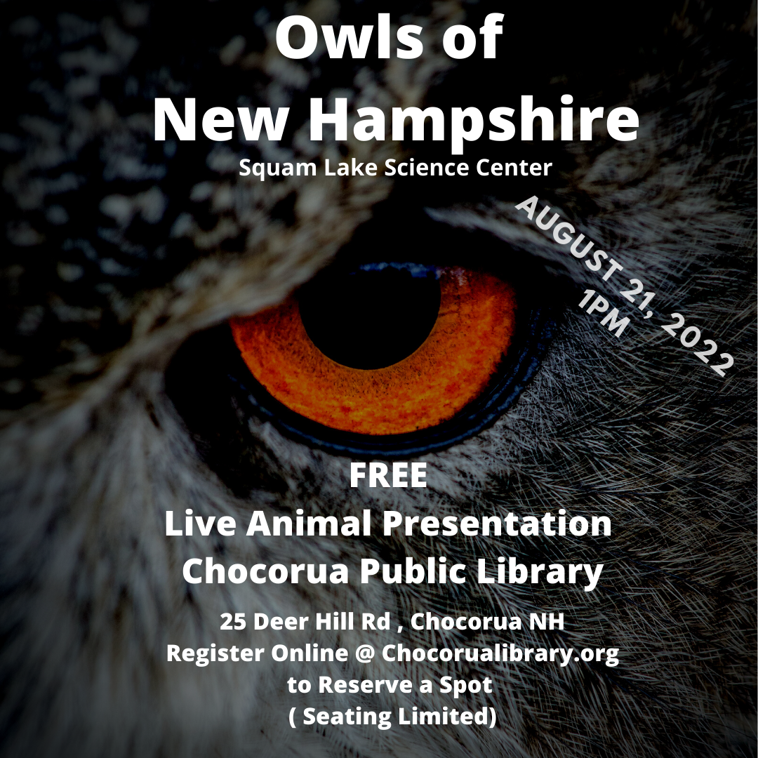 Squam Lake Science Center Owls of NH