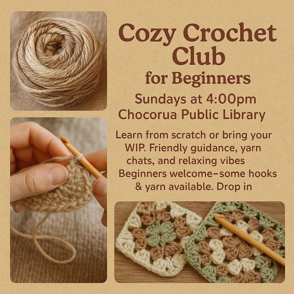 crochet club, crochet lessons